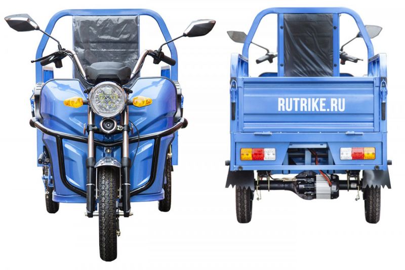 Грузовой электротрицикл Rutrike Вояж К22 1200 60V/800W Грузовой электротрицикл Rutrike Вояж К22 1200 60V/800W